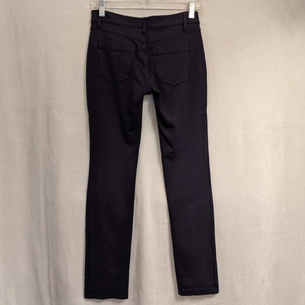 Ann Taylor Navy Ponte Five Pocket Leggings - Picture 3 of 8